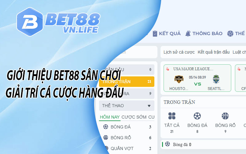 Giới thiệu BET88 sân chơi giải trí cá cược hàng đầu